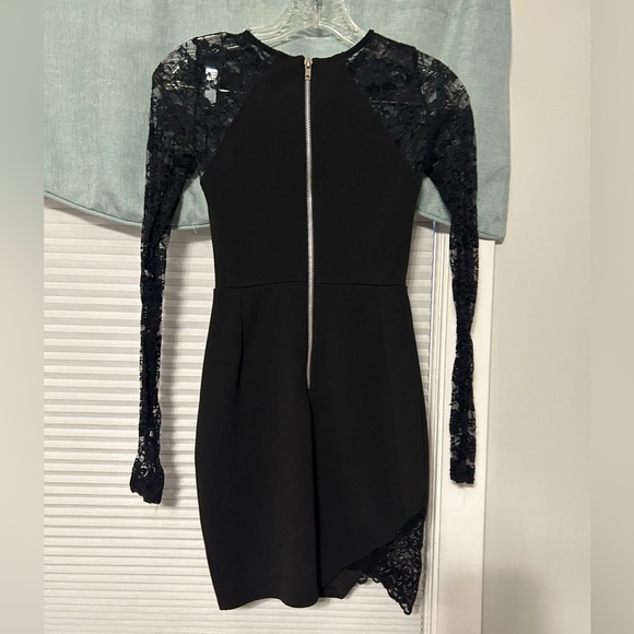 Emerald Sundae Black dress lace detail XXS - Picture 2 of 4